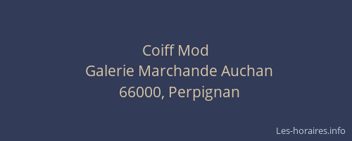 Coiff Mod