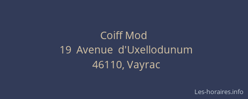 Coiff Mod