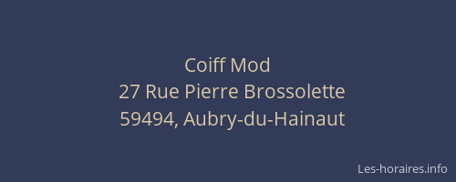 Coiff Mod