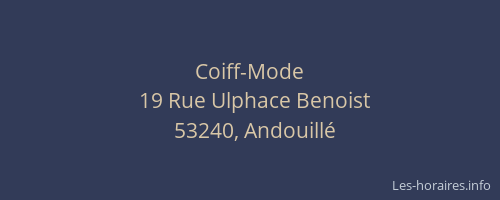Coiff-Mode