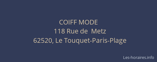 COIFF MODE