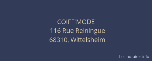 COIFF'MODE