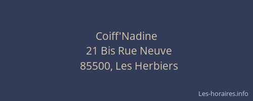 Coiff'Nadine