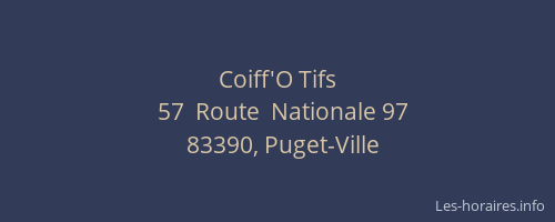 Coiff'O Tifs