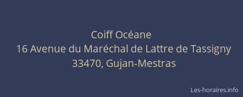 Coiff Oc&eacute;ane