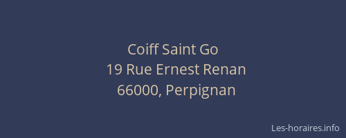 Coiff Saint Go