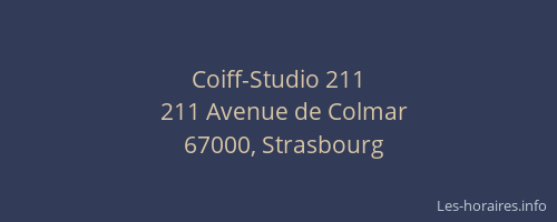 Coiff-Studio 211