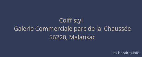 Coiff styl