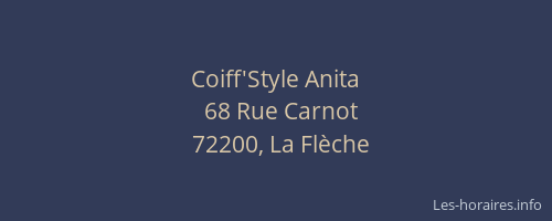 Coiff'Style Anita