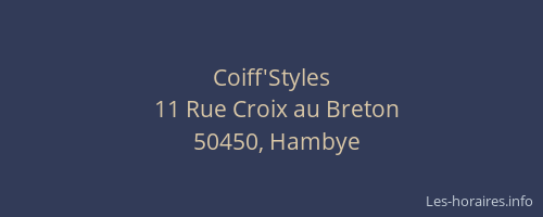 Coiff'Styles