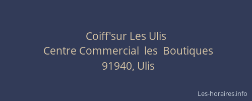 Coiff'sur Les Ulis