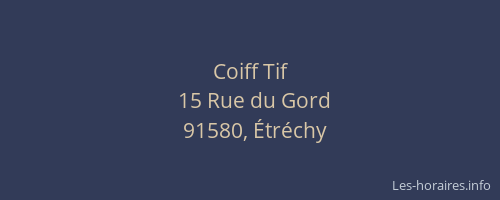 Coiff Tif