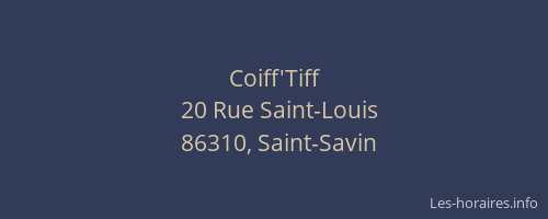 Coiff'Tiff