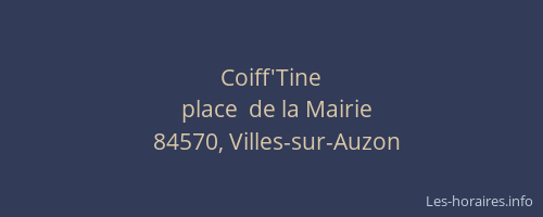 Coiff'Tine