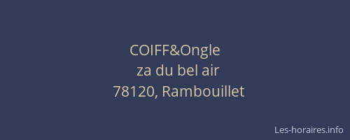 COIFF&Ongle