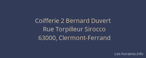 Coifferie 2 Bernard Duvert