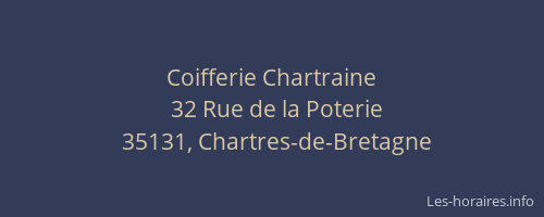 Coifferie Chartraine