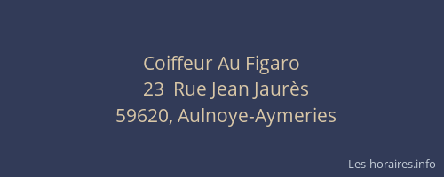 Coiffeur Au Figaro