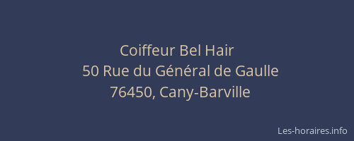 Coiffeur Bel Hair