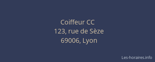 Coiffeur CC