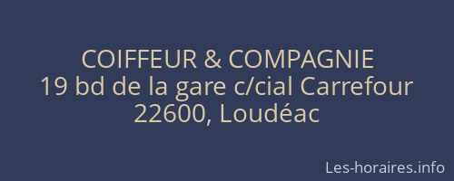 COIFFEUR & COMPAGNIE