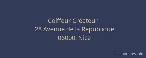 Coiffeur Créateur