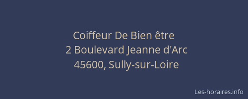 Coiffeur De Bien &ecirc;tre