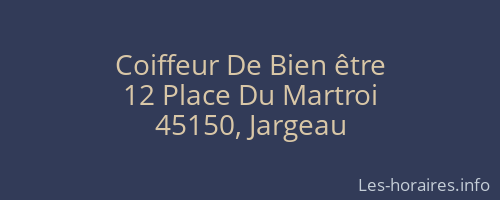 Coiffeur De Bien être