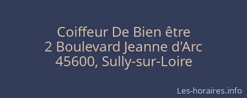 Coiffeur De Bien être