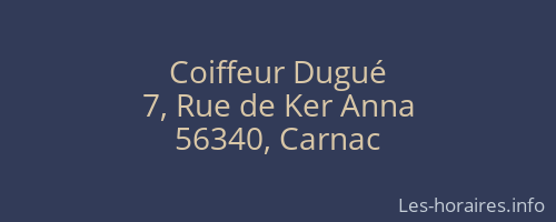 Coiffeur Dugué