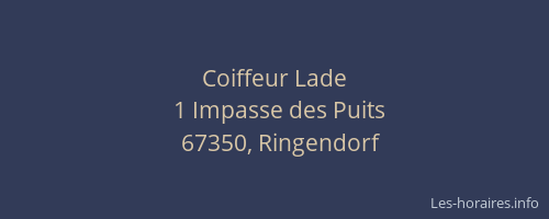 Coiffeur Lade