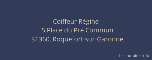 Coiffeur Régine