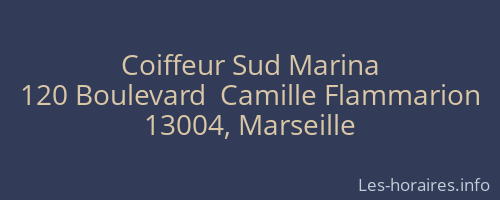 Coiffeur Sud Marina