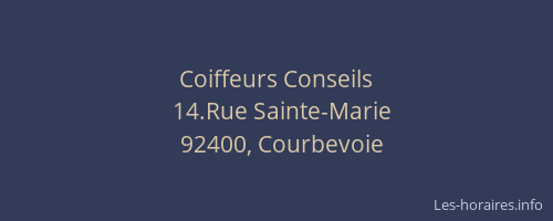 Coiffeurs Conseils