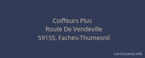 Coiffeurs Plus