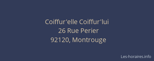 Coiffur'elle Coiffur'lui