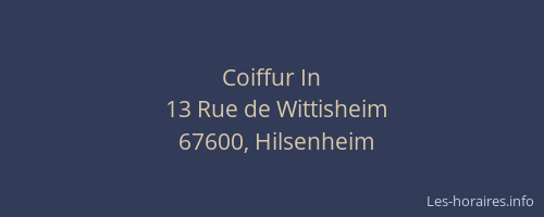 Coiffur In