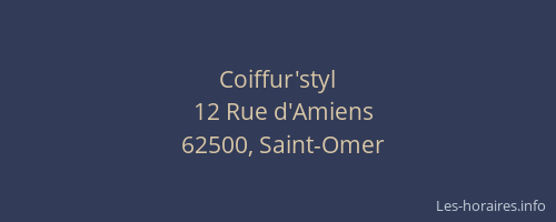 Coiffur'styl