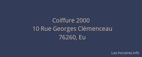 Coiffure 2000