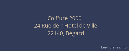 Coiffure 2000