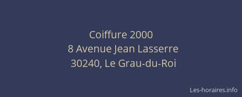 Coiffure 2000