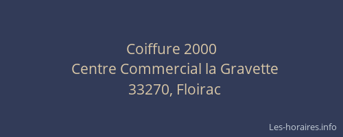 Coiffure 2000