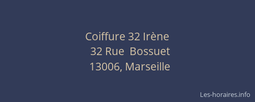 Coiffure 32 Irène