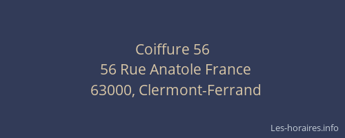 Coiffure 56