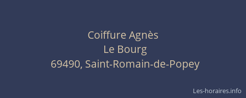 Coiffure Agnès