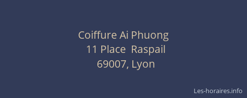 Coiffure Ai Phuong