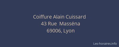 Coiffure Alain Cuissard