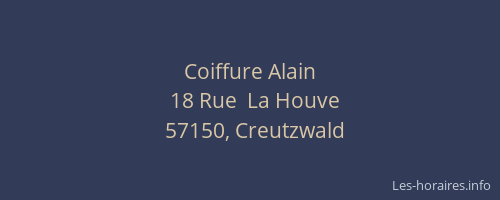 Coiffure Alain