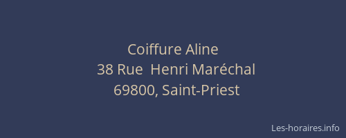 Coiffure Aline