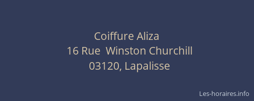 Coiffure Aliza